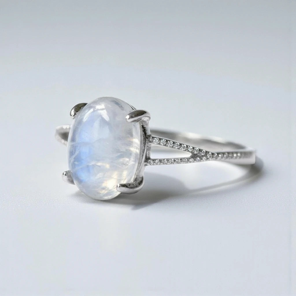 Lunar Glow | Moonstone Ring