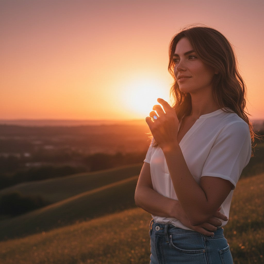 Lunar Glow | Moonstone Ring