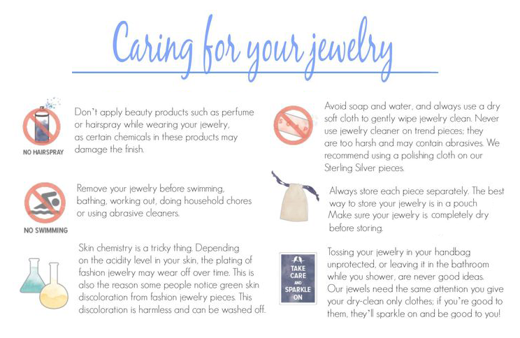 caring for jewelry