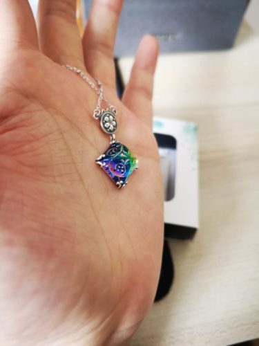 Electra Rainbow Pyramid Necklace photo review