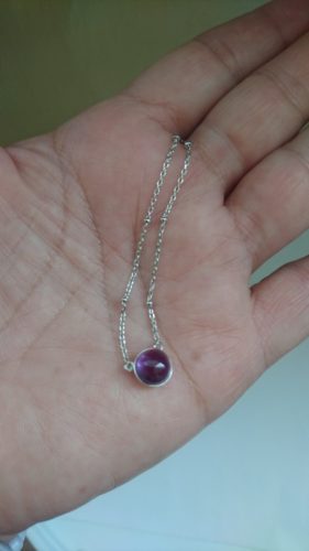 Amethyst "Intuitive Eye" Necklace photo review