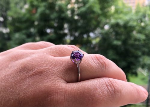 Amethyst "Protector" Ring photo review