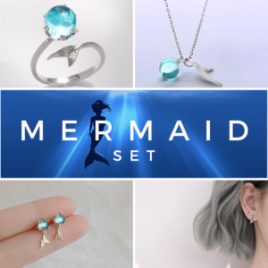 Mermaid's Tail Jewelry Set
