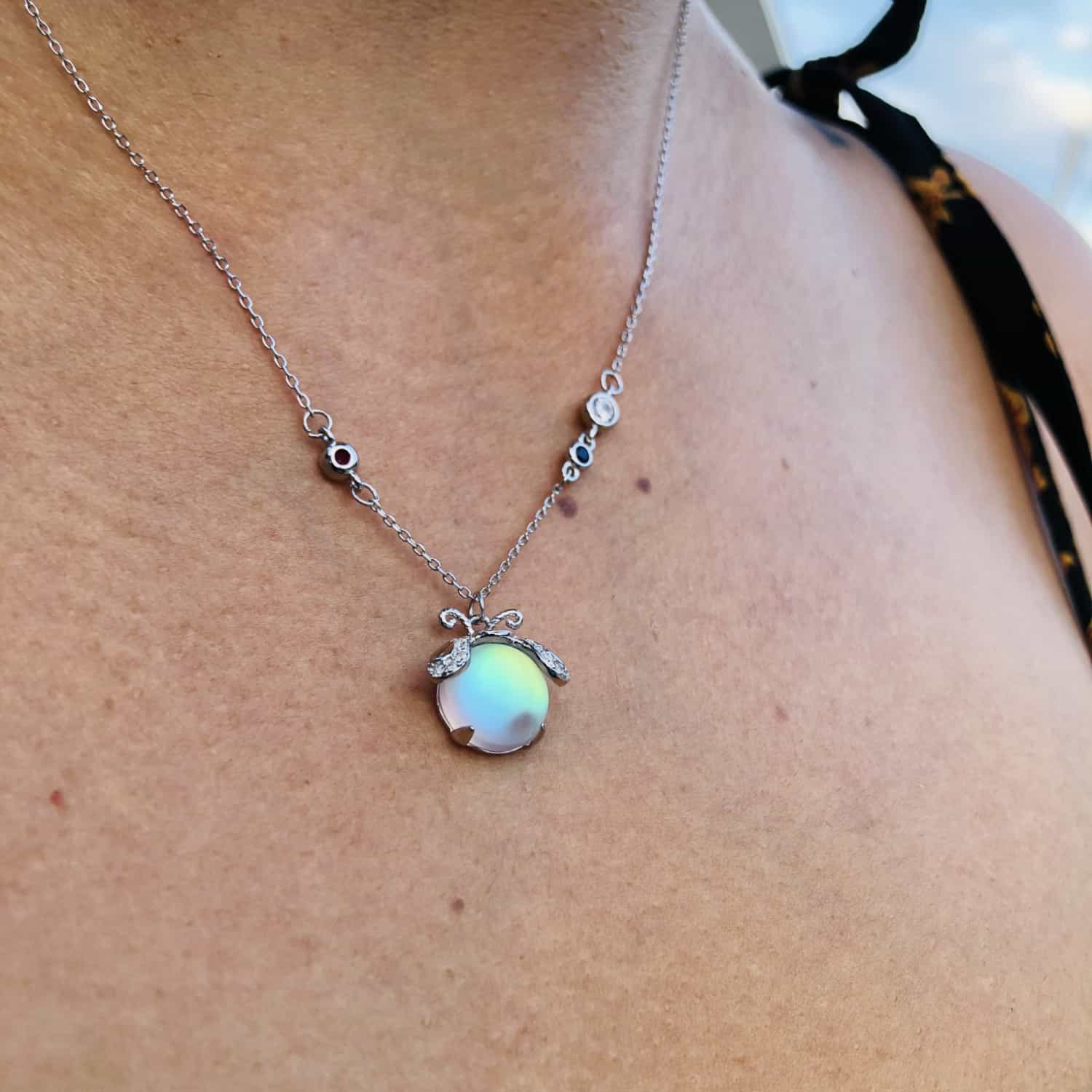 Firefly Pendant Necklace | Symbolic Necklace | Annabel Jewellery