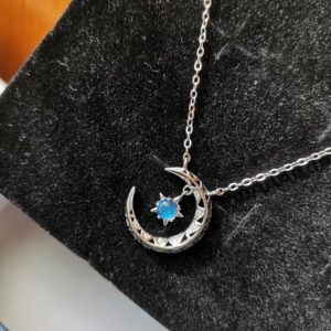 Galaxy Moon Necklace photo review