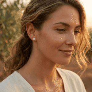 Ethereal Opal Energy Stud Earrings