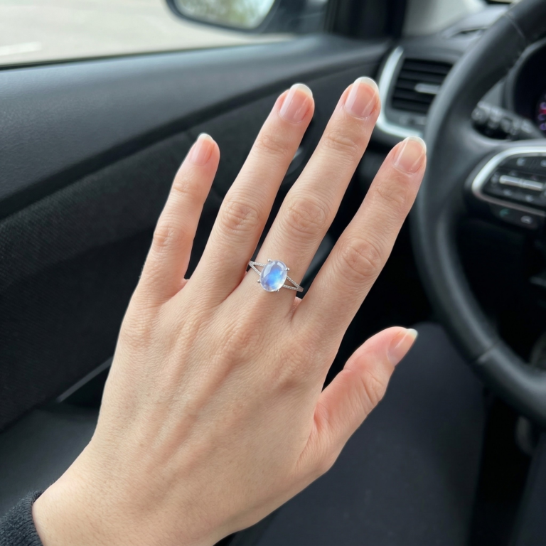 Lunar Glow | Moonstone Ring photo review