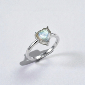 Mystic Heart Labradorite Ring