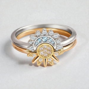 Celestial Alchemy Ring - Sun & Moon Union