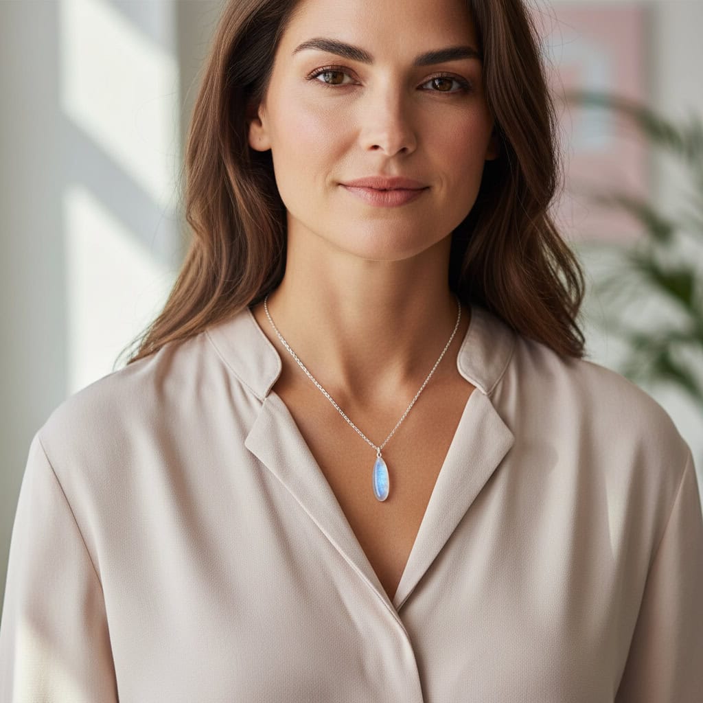 Ethereal Shield | Labradorite Pendant