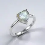 Mystic Heart Labradorite Ring