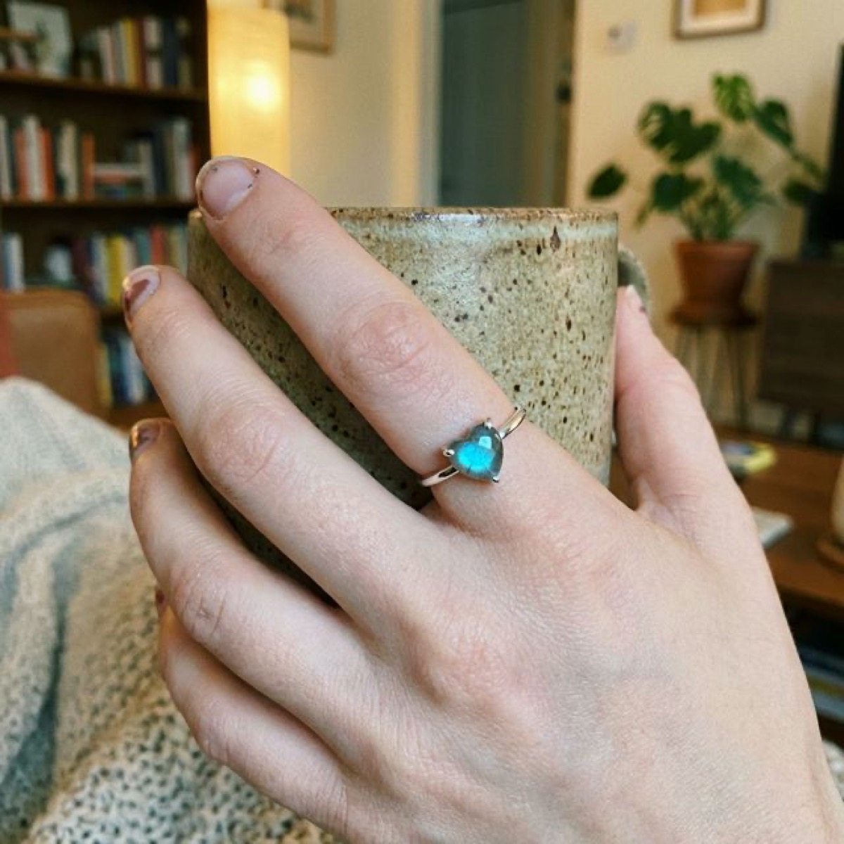 Mystic Heart Labradorite Ring photo review