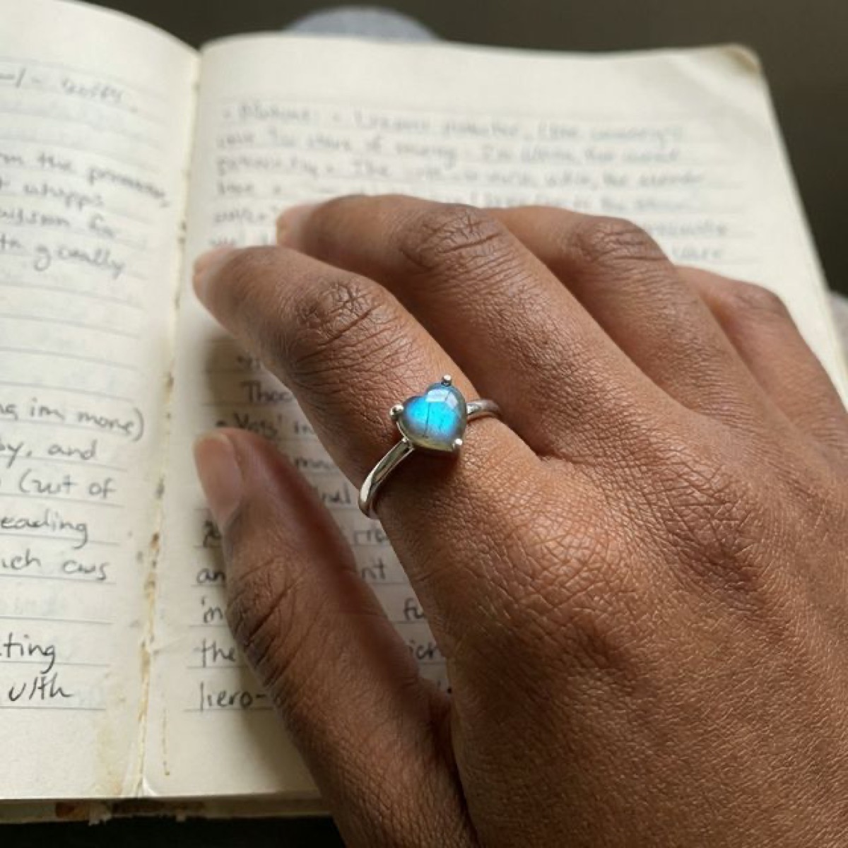 Mystic Heart Labradorite Ring photo review
