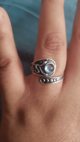 Triple Moon Goddess Ring photo review