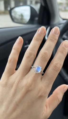 Lunar Glow | Moonstone Ring photo review